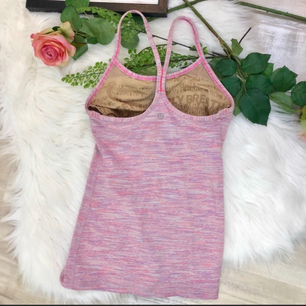 Lululemon Multi-Pink Racerback Tank Top XS